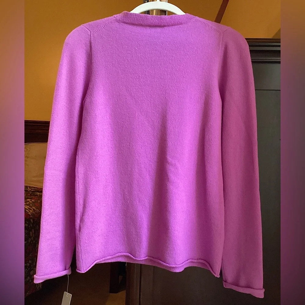 NWT J.CREW 100%Cashmere Sweater. M - Picture 10 of 14